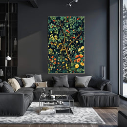 Vibrant Botanical Garden Wall Art Print