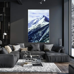 Majestic Snow-Capped Mountain Poster