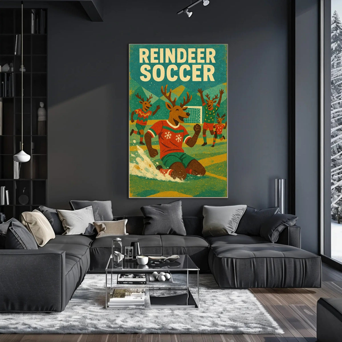 Reindeer Soccer Extravaganza Poster