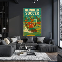 Reindeer Soccer Extravaganza Poster