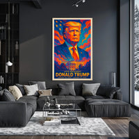 Donald Trump 47th President Pop Art Poster