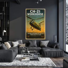 CH-21 Workhorse Engineering Excellence Poster PosterGoat