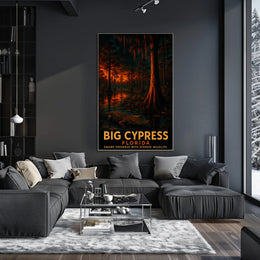 Big Cypress Florida Swamp Preserve Poster