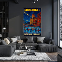 Milwaukee Frost And Firelight Poster