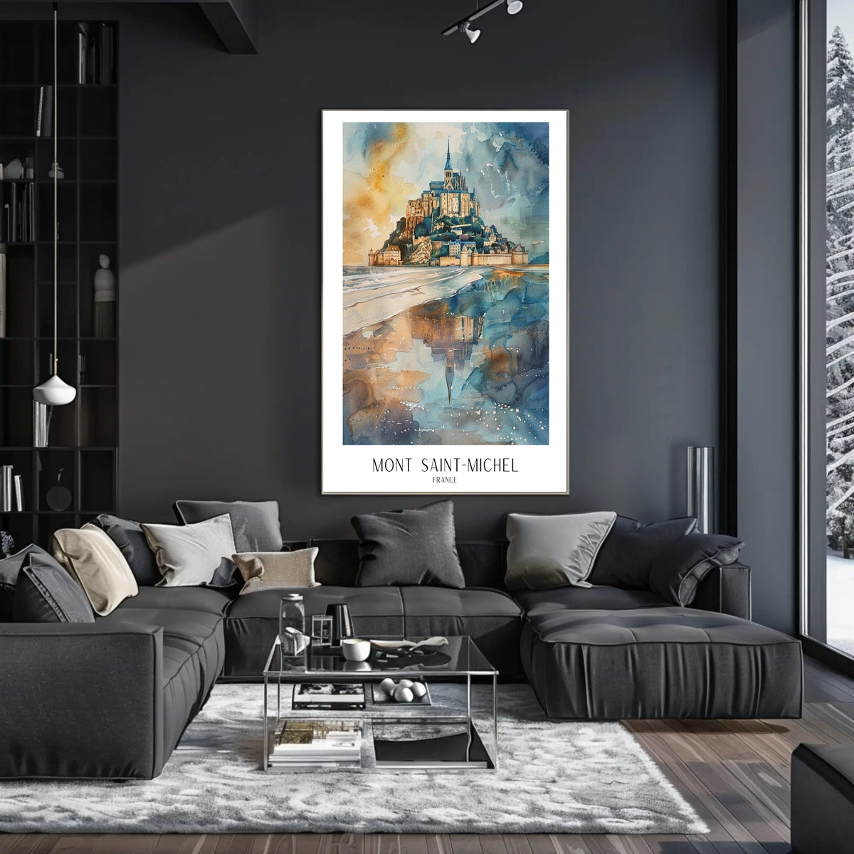 Mont Saint-Michel France Poster