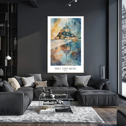 Mont Saint-Michel France Poster