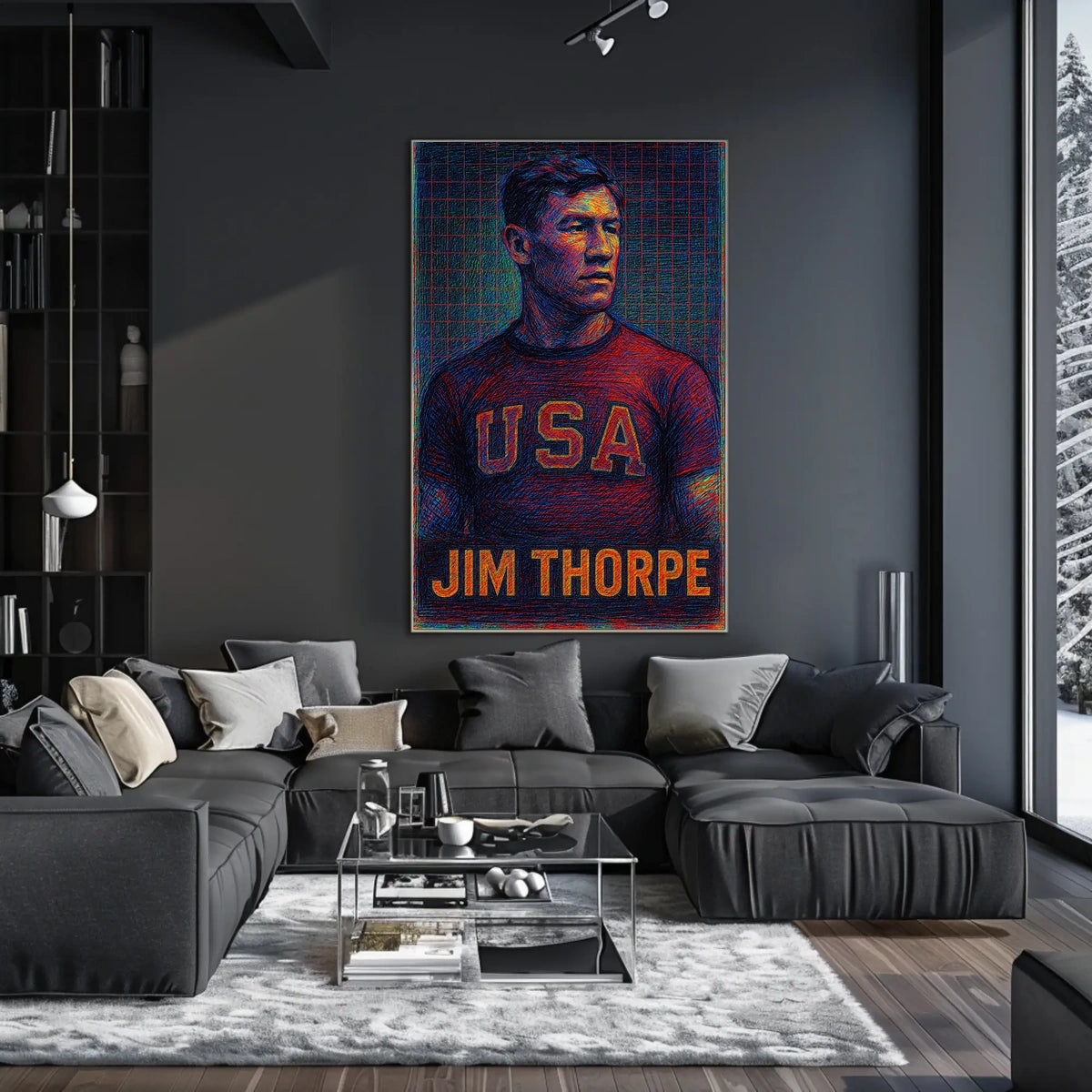 Jim Thorpe Tribute Poster