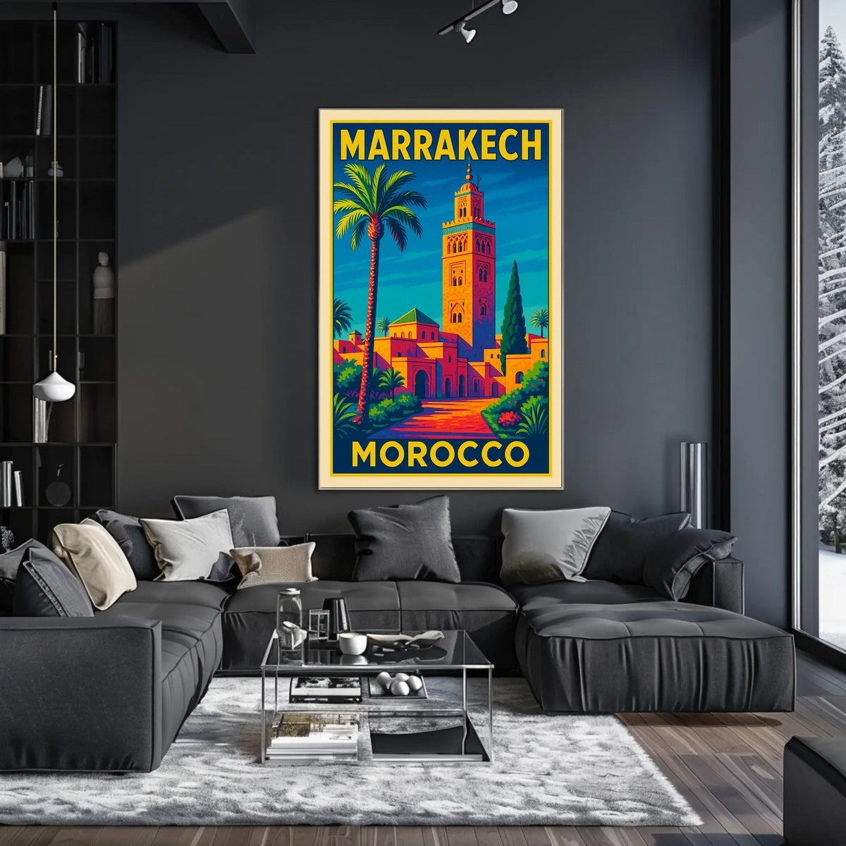 Marrakech Travel Poster