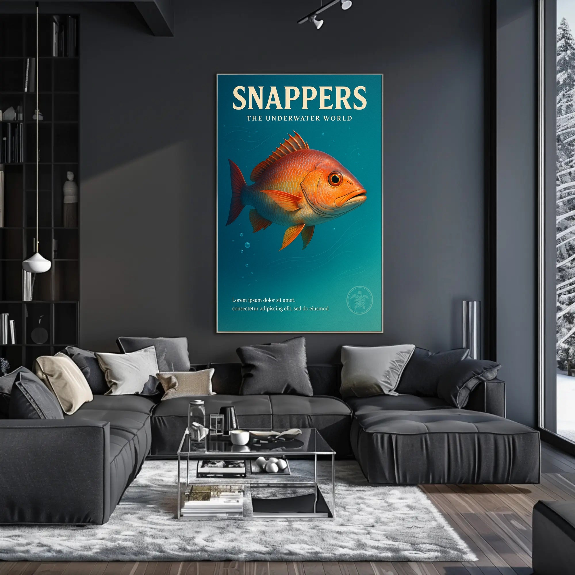 Snappers The Underwater World Poster PosterGoat