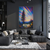 Bend Oregon Scenic Travel Photography Realism Poster