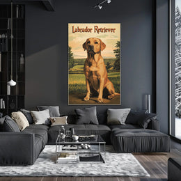 Labrador Retriever Portrait Poster