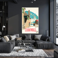 Cornwall Travel Poster