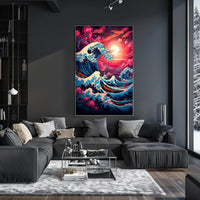 The Great Wave Artistic Interpretation Poster PosterGoat