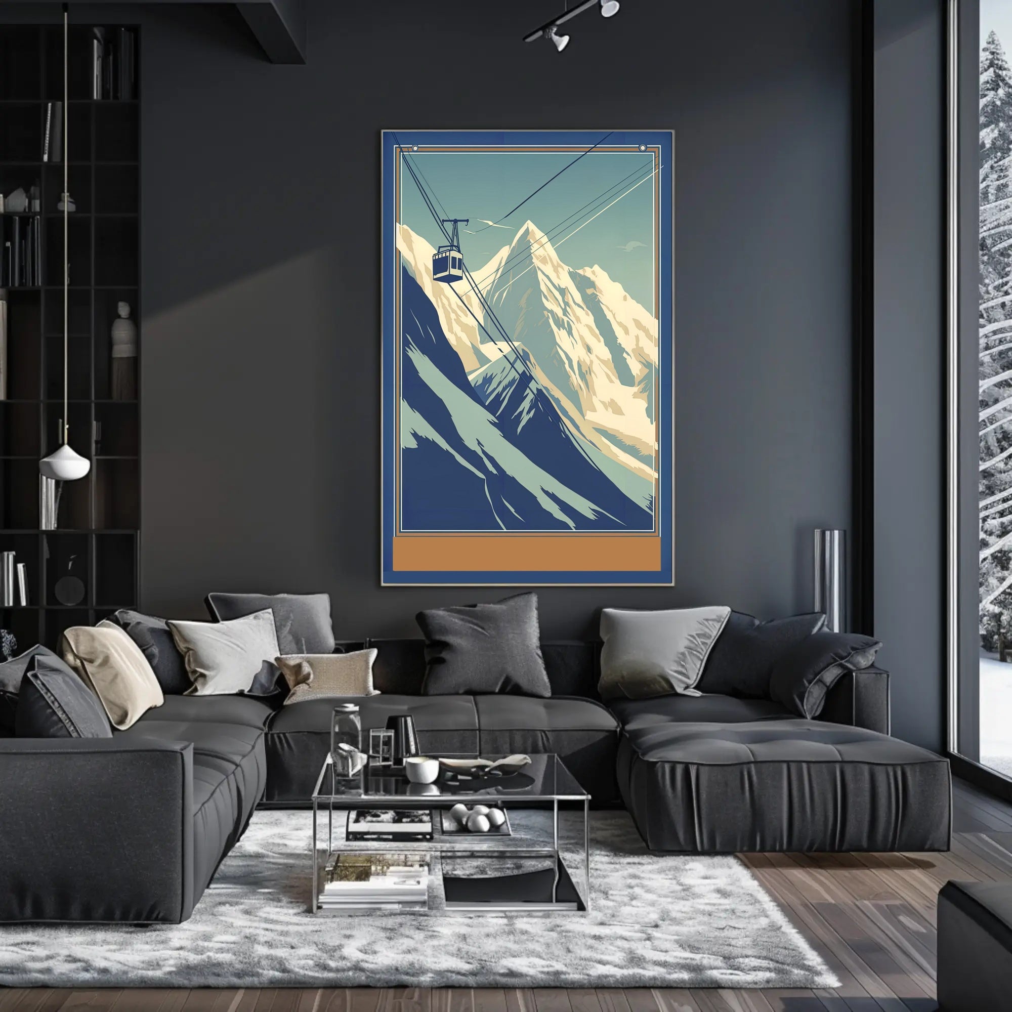 Mountain Cable Car Adventure Poster