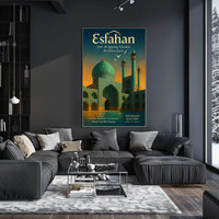 Esfahan – Where Heaven's Geometry Meets Earthly Beauty Poster PosterGoat
