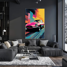 Vibrant Classic Car Poster PosterGoat