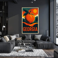 Georgia Peach Poster