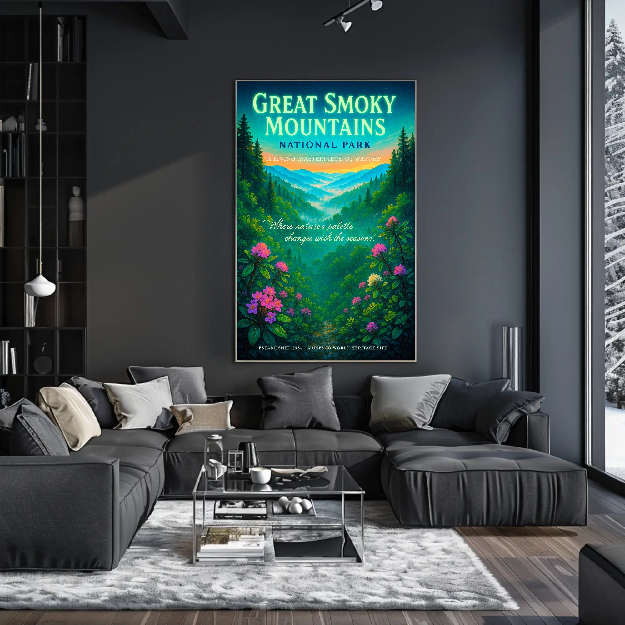 Great Smoky Mountains National Park Poster PosterGoat