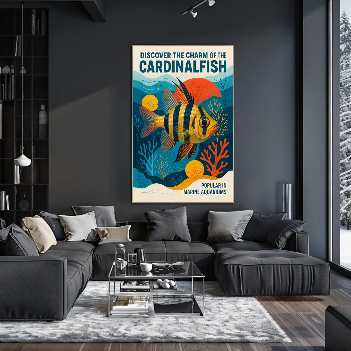 Discover The Charm Of The Cardinalfish Poster