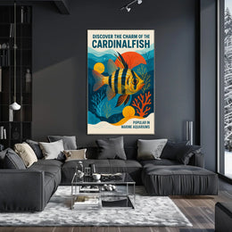 Discover The Charm Of The Cardinalfish Poster