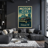 Motor City Detroit, MI Poster