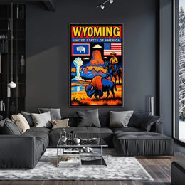 Wyoming Natural Wonders Poster PosterGoat