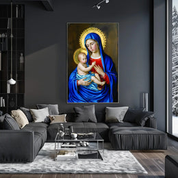 Mary and Jesus Poster