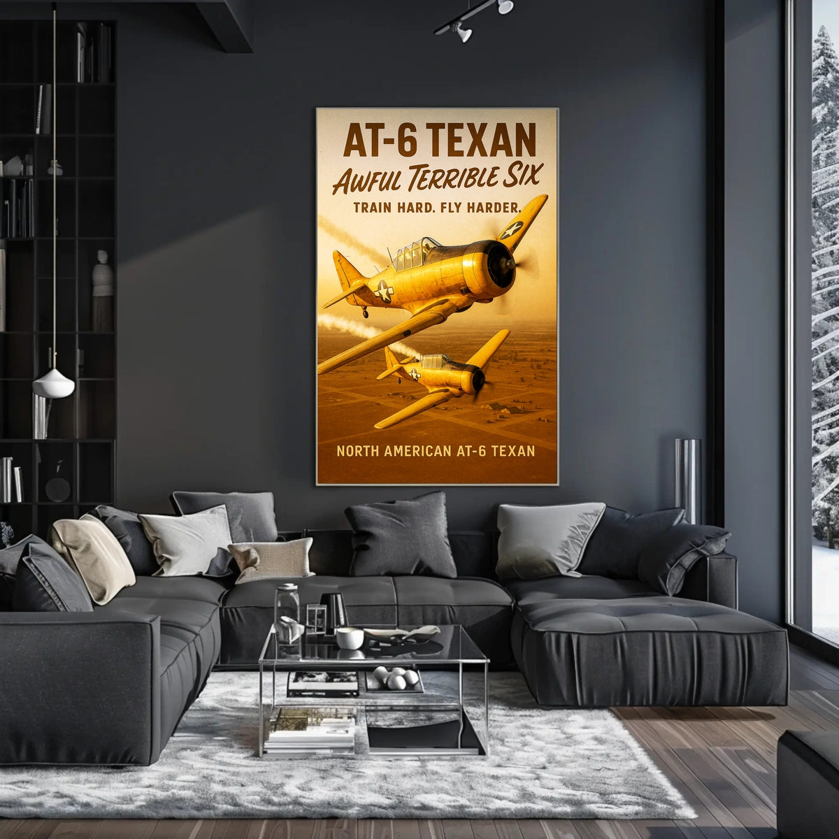 North American AT-6 Texan Poster