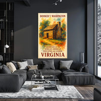 Booker T. Washington Virginia Birthplace Commemorative Poster