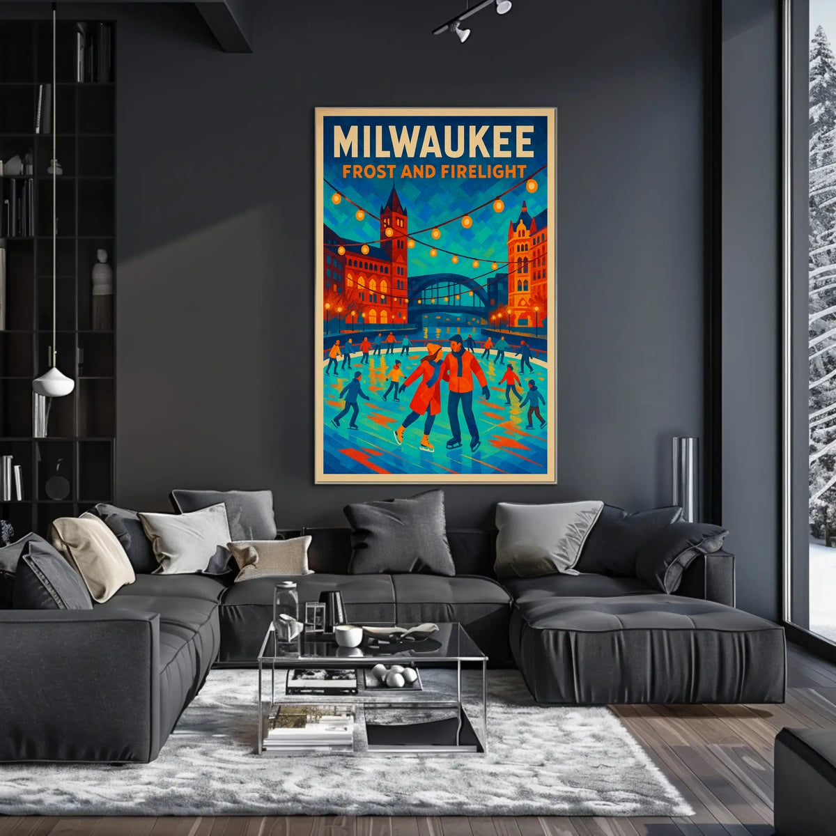 Milwaukee Frost and Firelight Poster