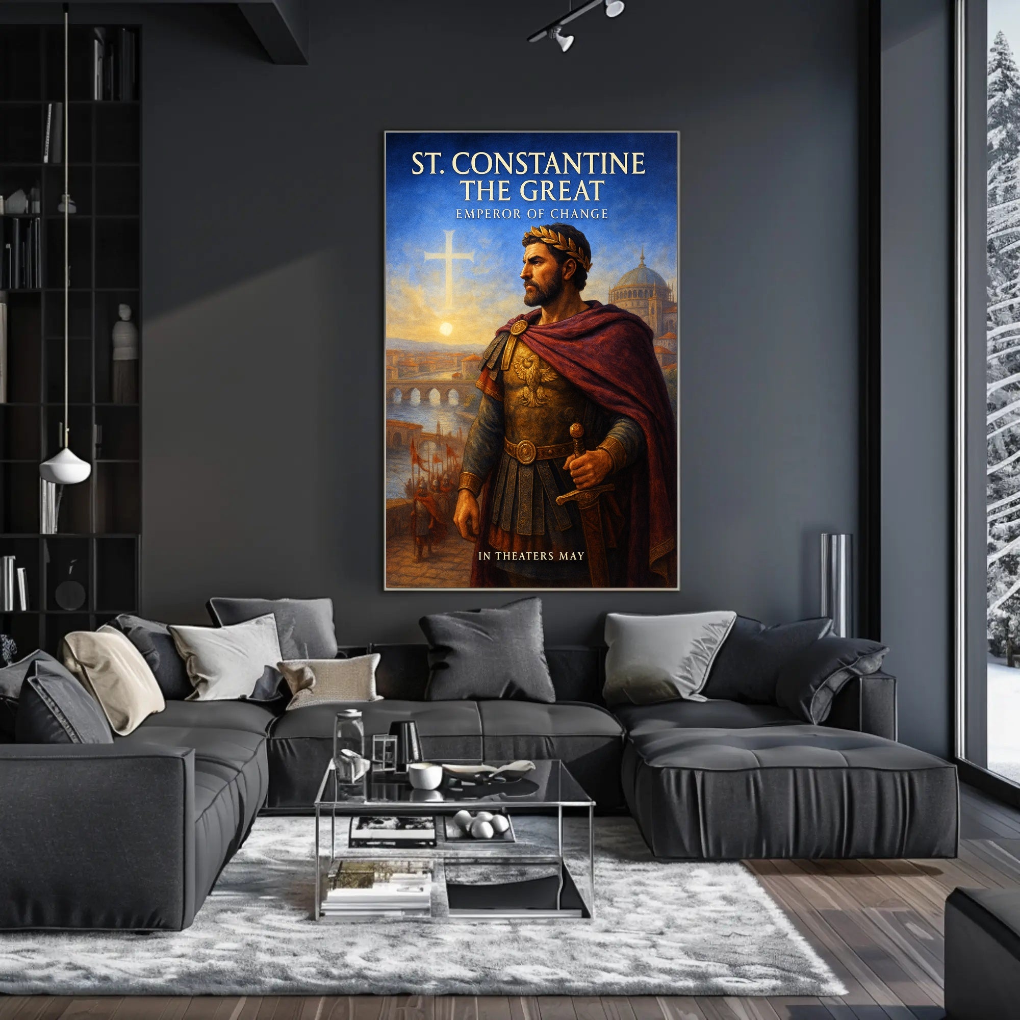 St. Constantine the Great Emperor of Change Poster PosterGoat