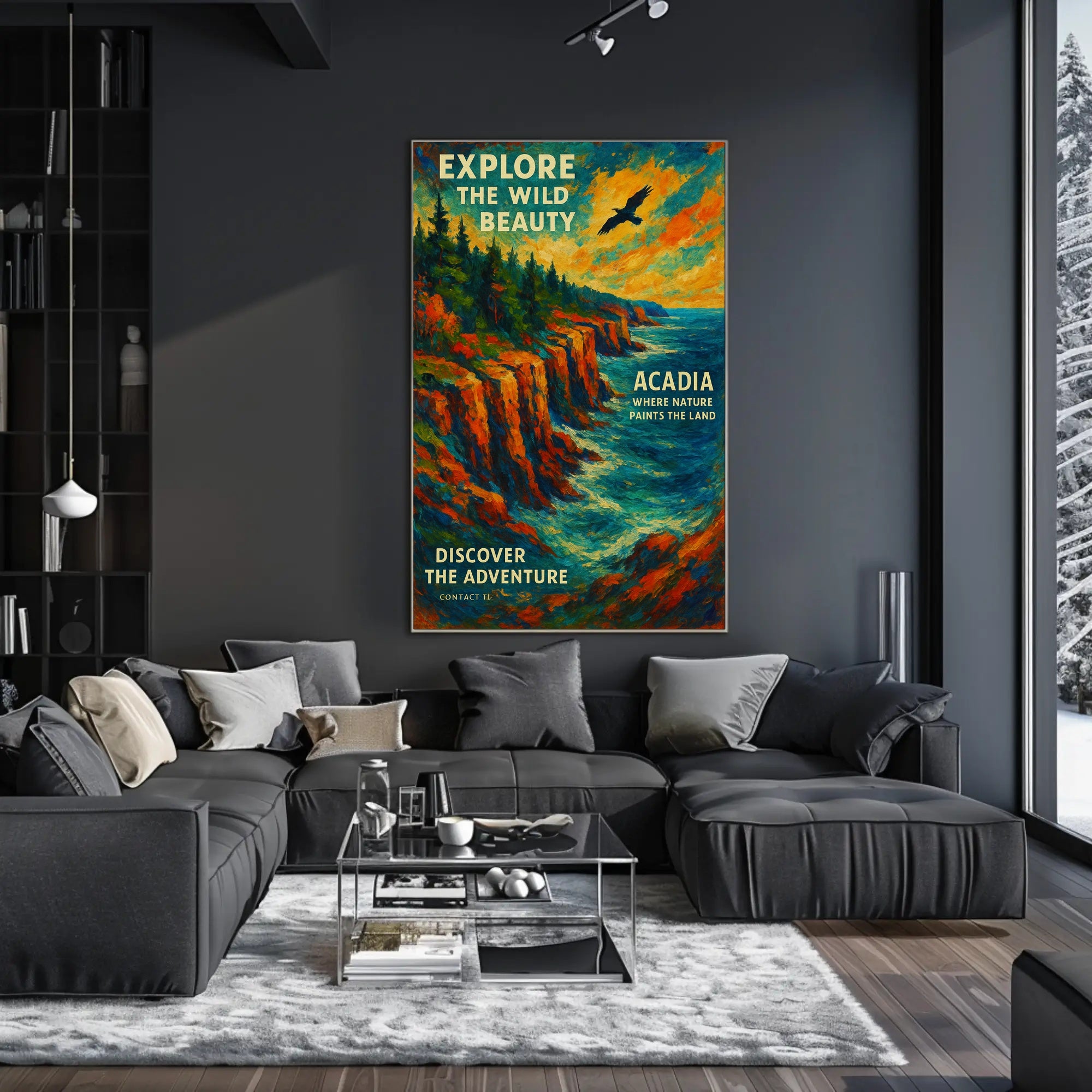 Explore the Wild Beauty of Acadia Poster PosterGoat