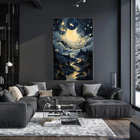 Celestial Nightscape Poster PosterGoat