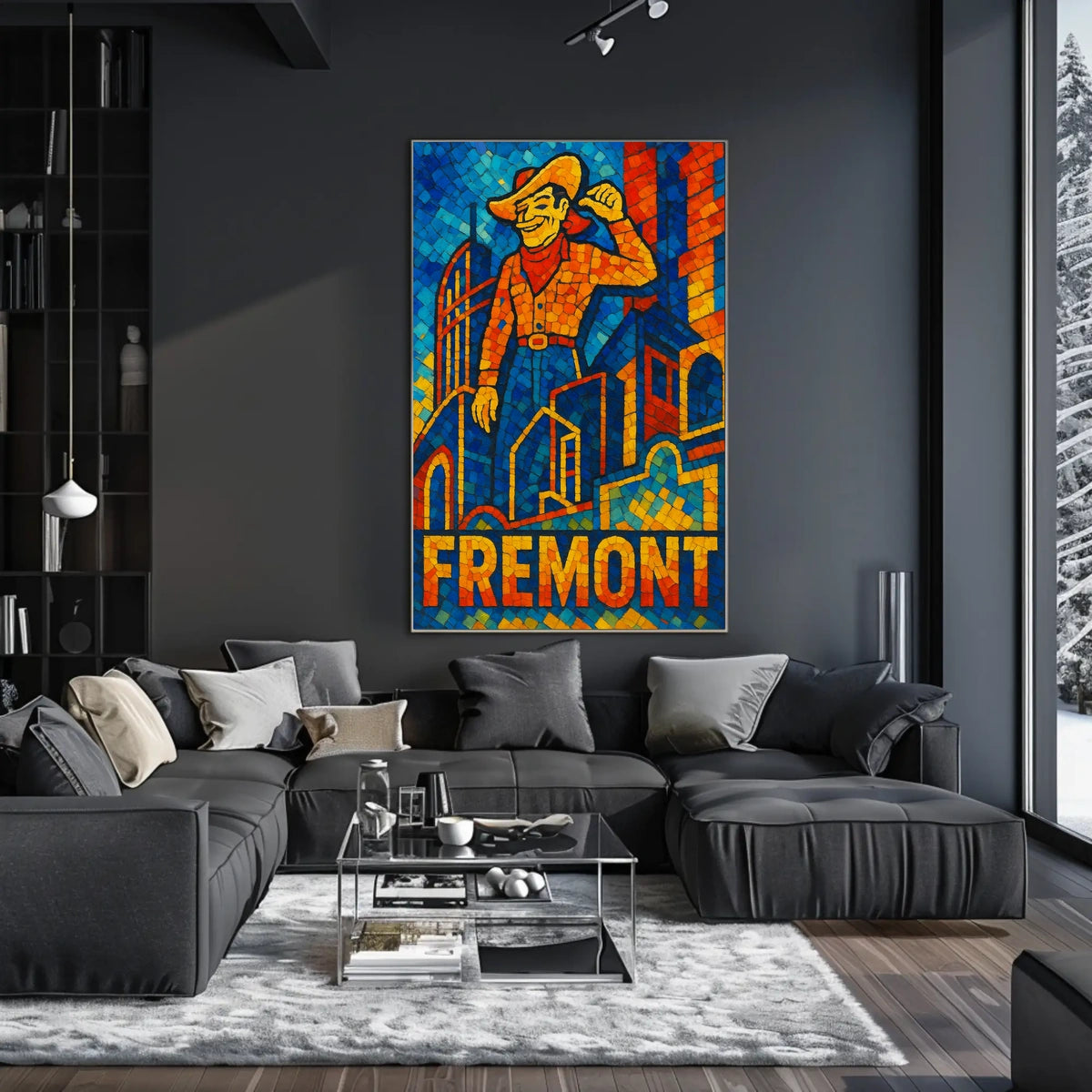 Fremont Mosaic Poster
