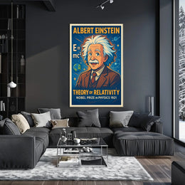 Albert Einstein Theory Of Relativity Poster