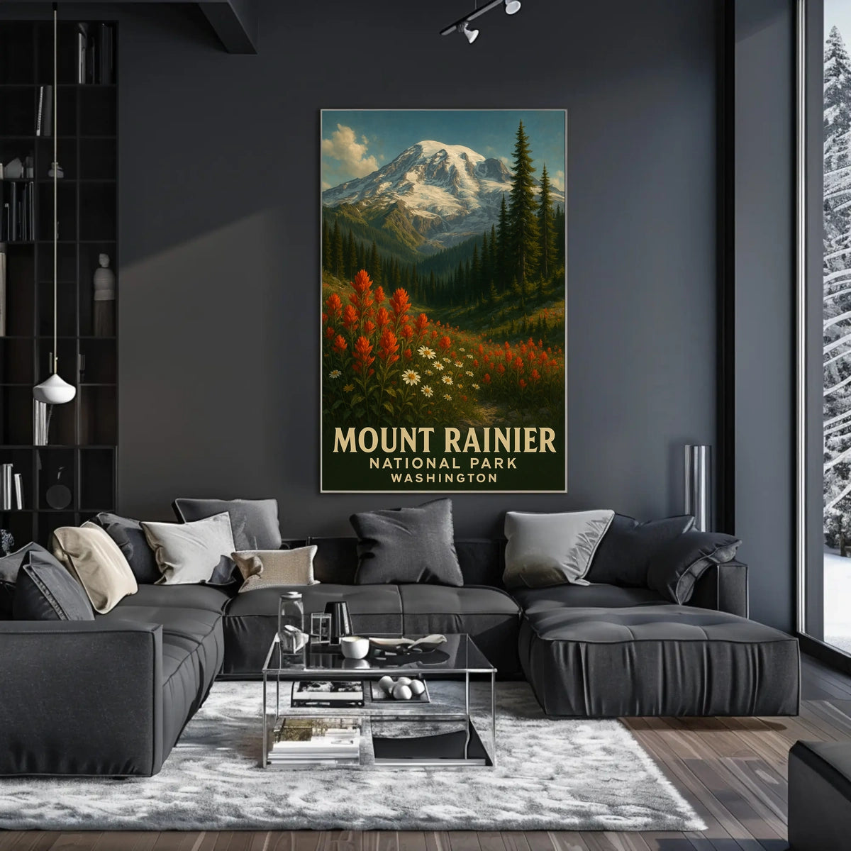 Mount Rainier National Park Poster