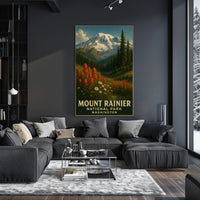 Mount Rainier National Park Poster