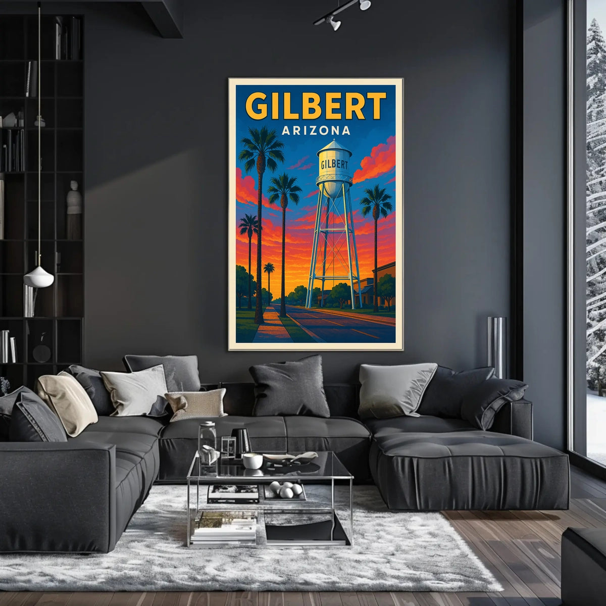 Gilbert Arizona Iconic Water Tower Poster