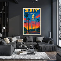 Gilbert Arizona Iconic Water Tower Poster