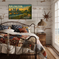 Arlington Travel Poster Where History Meets Honor