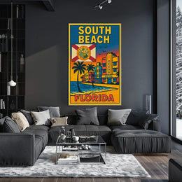 South Beach Florida Poster