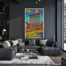 Baalbek Explore The Ancient Ruins Poster