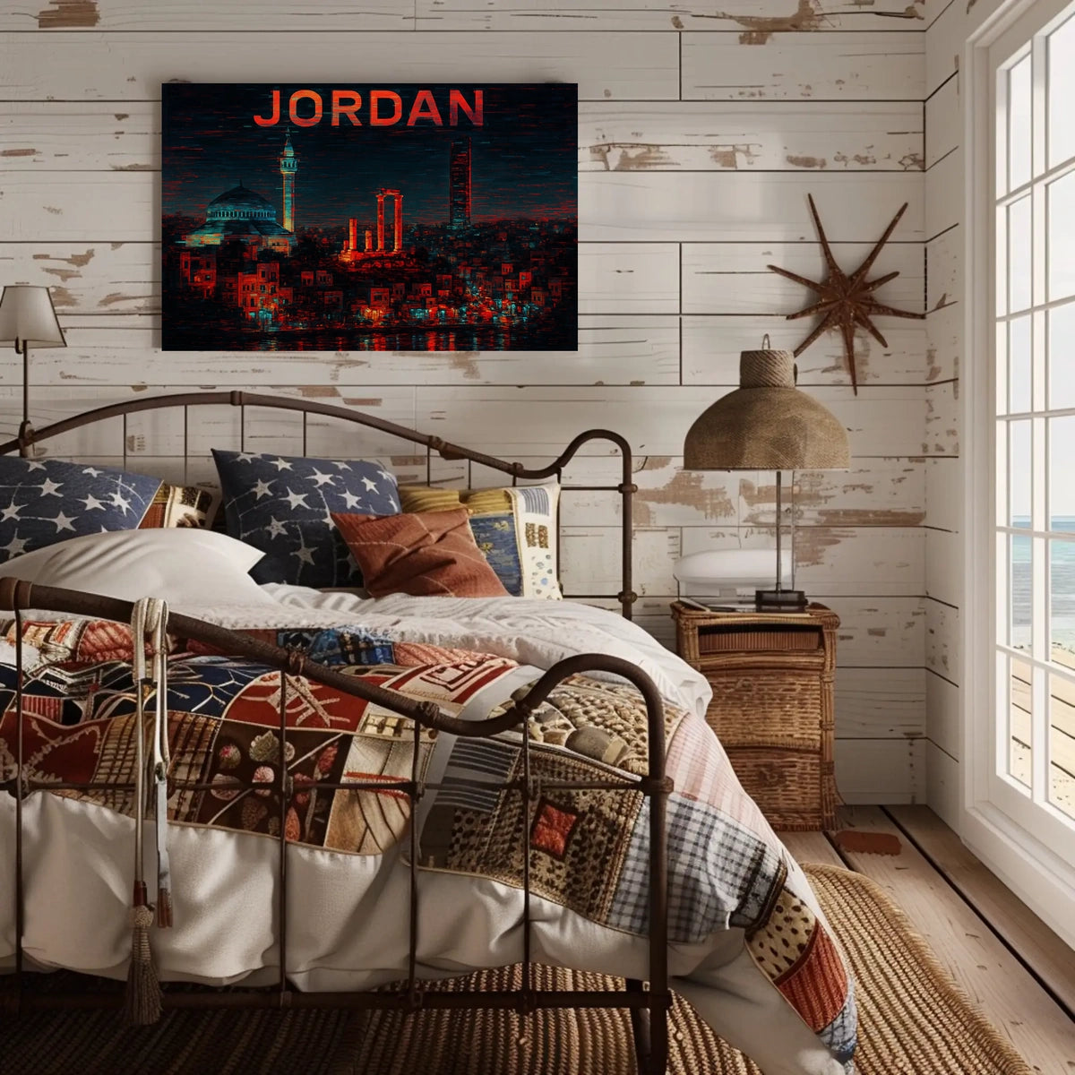 Jordan A Nighttime Cityscape Poster