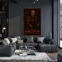 Patriotic Leadership Portrait: Historical or Presidential Poster