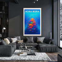 Bora Bora Underwater Paradise Poster