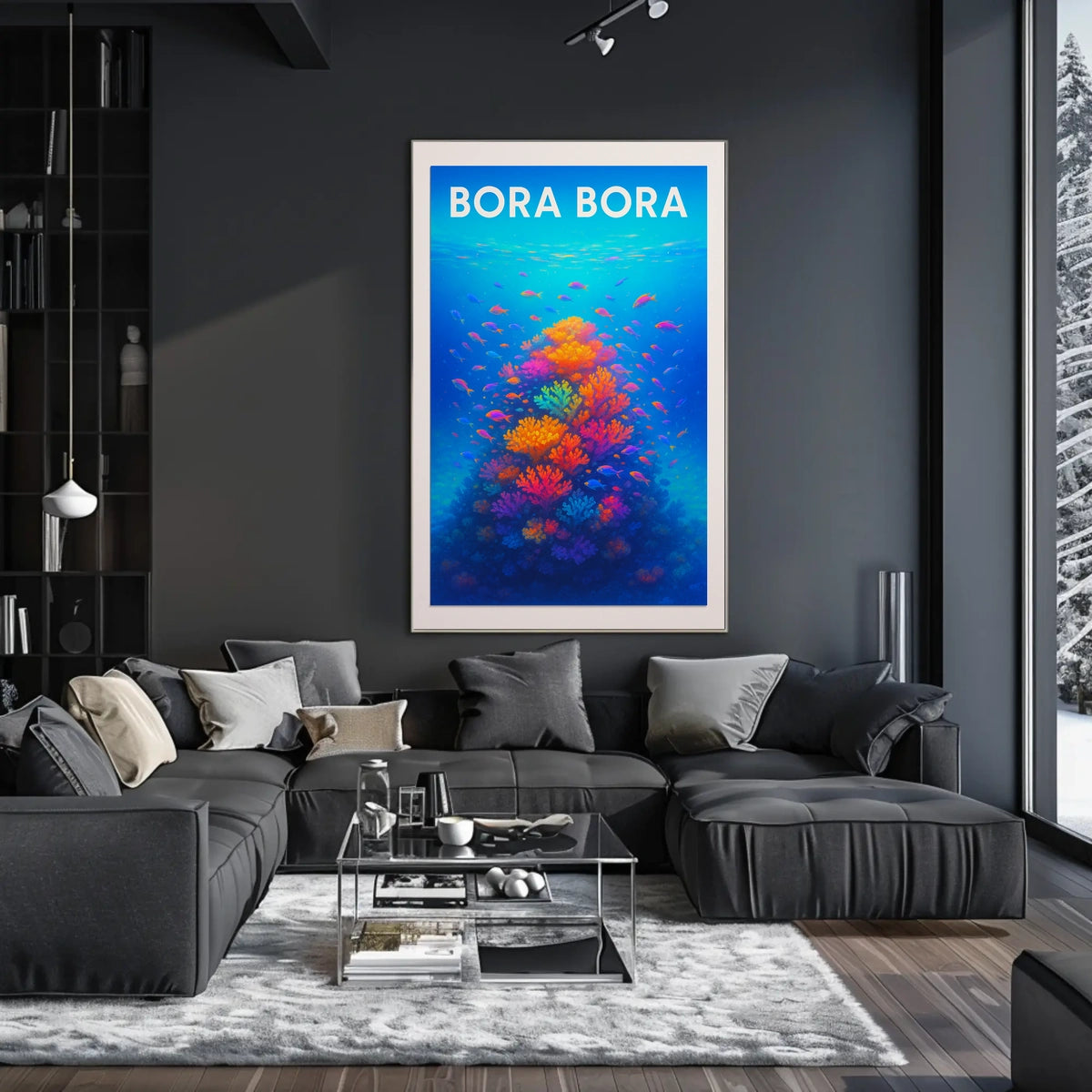 Bora Bora Underwater Paradise Poster