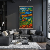 Oregon Highlights Poster