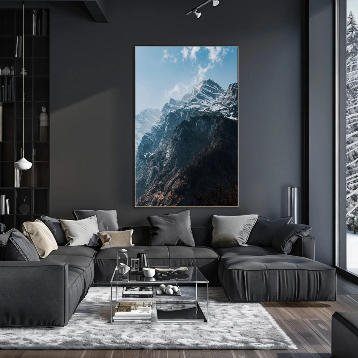 Majestic Mountain Peaks Poster