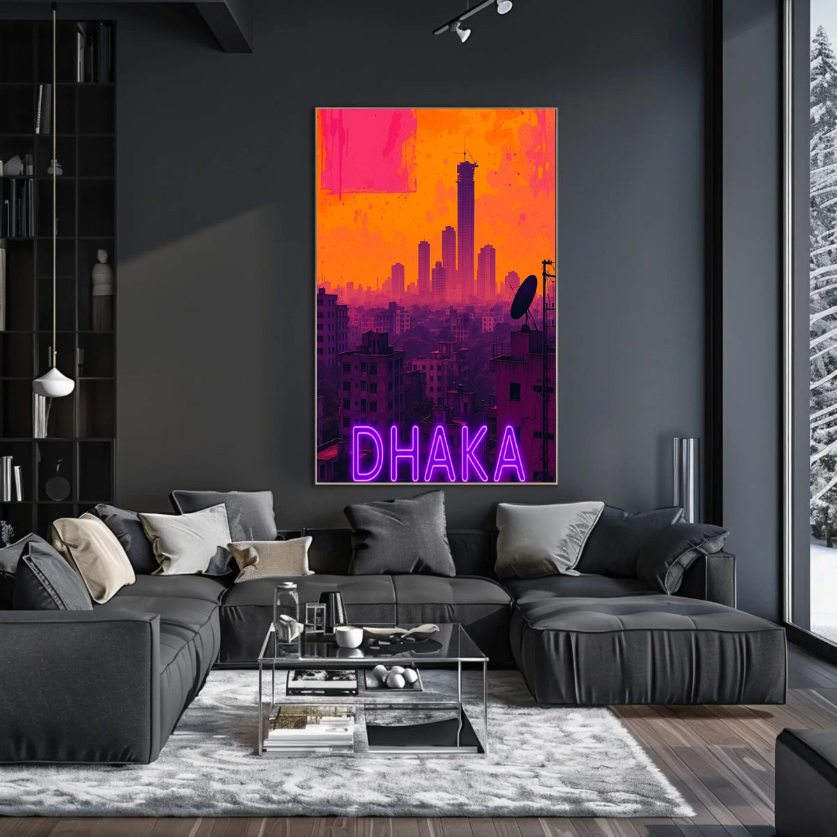 Dhaka Skyline Poster