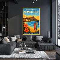 Welcome to Honolulu Poster